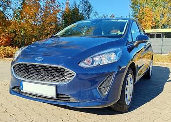 Ford Fiesta , benzynowy 1.1 DURATEC 2019 49456 km 4 drzwi, niebieski