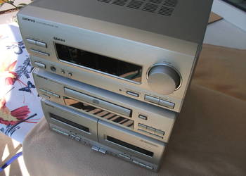 Amplituner Onkyo, + CD + odtwarzacz kaset, wyprzedaż kolekcji 100% sprawny