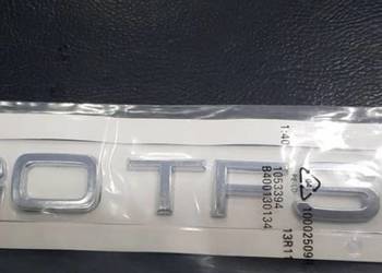 NOWY znaczek 30 TFSI emblemat przyklejany srebrny