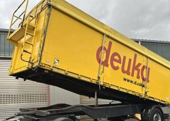 Przyczepa wywrotka z wydmuchem do zboza paszy pellet sruty