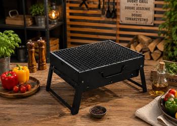 Grill turystyczny składany – nowy