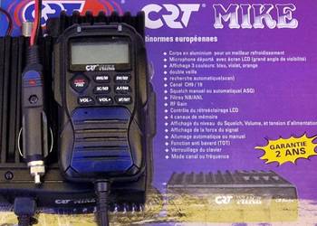 CB Radio w mikrofonie CRT MIKE RF GAIN ASQ AM/FM