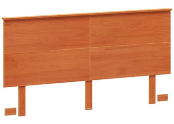 Wezgłowie do łóżka woskowy brąz 160 cm lite drewno sosnowe WM-844376