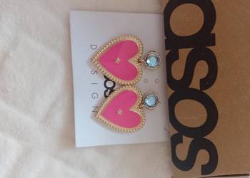 ASOS/ Ekskluzywne, bogato zdobione z Londynu, serca, NOWE