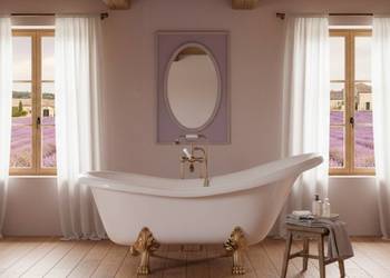 Ludwik Retro 170 cm — wanna wolnostojąca z „lwimi łapami” (plug & play)