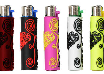 Zestaw 5 Zapalniczek Płomieniowych Krzesiwowych Atomic Candy Hearts