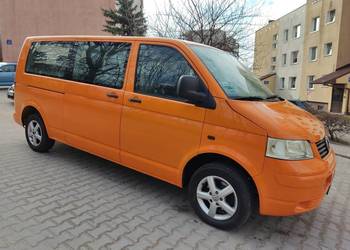 VW T5 CARAVELLA 9osób r2007, p1.9tdi. skrz manual. ładna, długo opłaty
