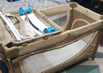 Łóżeczko turystyczne, płozy, przewijak, materac, polecam