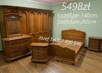 Piękna Sypialnia Dębowa - Meble do sypialni