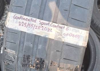 255 35 ZR20 Continental contact6 EX 2 szt lato PROMOCJA