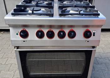 KUCHNIA GAZ 4 PAL + PIEKARNIK ELEKT. - KROMET - M.1377.N