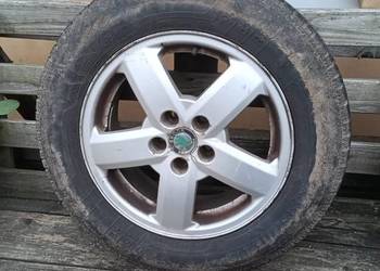 Koła aluminiowe z oponami zimowymi skoda octavia1