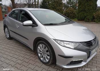 Honda Civic 2013r. Salon Polska 1 właściciel. Zapraszam