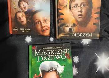 Czerwone krzesło Olbrzym Tajemnica mostu Magiczne drzewo Andrzej Maleszka