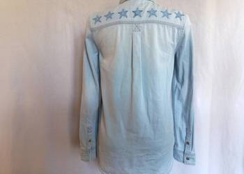 Koszula damska JEANS gruby Tommy Hilfiger S/M wąskie rękawy