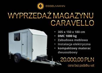 przyczepa wyprawowa podróżna off road mini kemping do lasu na ryb