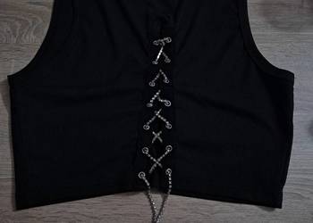 Czarny top rozmiar S