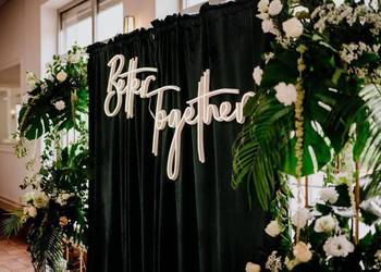 Napis ledowy, neon, led „Better Together” + kurier