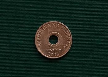 FILIPINY - 5 centymów, 2016r