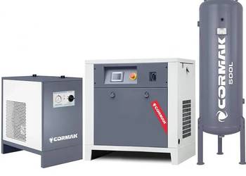 Kompresor LUFT 1000 z falownikiem - 7,5kW + Osuszacz + Zbiornik 500L