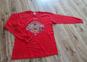 bluzka Authentic rozm XL czerwona długi rękaw męska