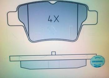 CITROEN C4 PEUGEOT 307 KLOCKI HAMULCOWE VALEO TYŁ