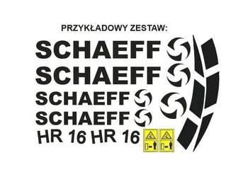 Naklejki SCHAEFF HR 8 12 14 16 18 20 26 30 32 Zamiennik
