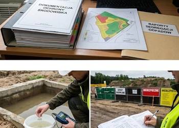 Ochrona środowiska na budowie, dokumentacja, sprawozdania