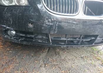 Zderzak przedni i maska BMW E60 Black shappire metalic.