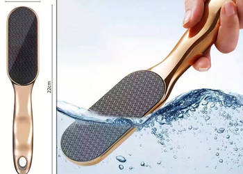 Nano szklany pilnik do stóp tarka do pięt kolor złoty