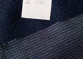 Tkanina do szycia BISTOR 3,40x1,40 m granat vintage PRL retro
