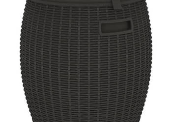 Schowek ogrodowy 4-w-1 czarny polipropylen WM-364155