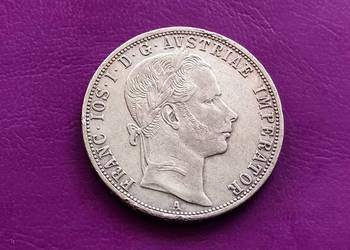 Moneta 1 FLOREN 1859 A / AUSTRIA - Srebro - Rzadkość !
