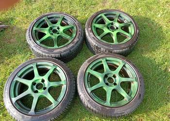 Alufelgi DOTZ JARAMA 16" 4x100 + Opony 205/45R16 Michelin / Falken 6mm
