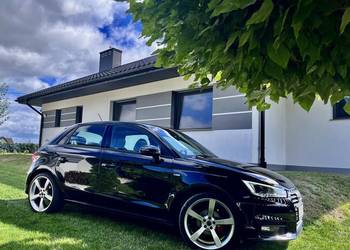 Audi A1 S-line, 2016, Bi-xenon, Skóra, alu18, Pb, przebieg 112tys