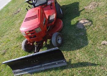 Traktorek kosiarka Murray z pługiem