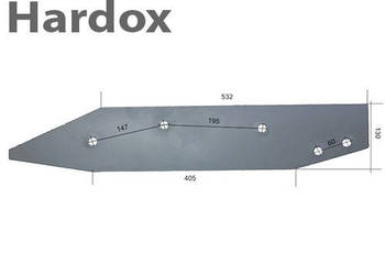 Płoza długa HARDOX 27360901/P części do pługa RABEWERK