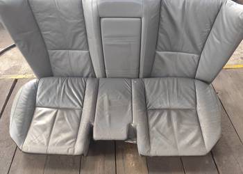 Oryginalna Kanapa Tylna Skóra Szara Alpaca Grey Mercedes S-Klasa W221