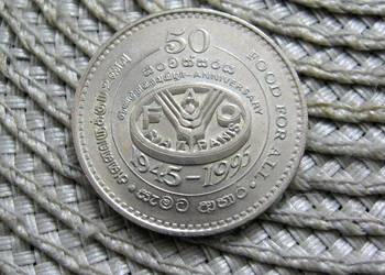 Sri Lanka 2 Rupie 1995r - 50 Lecie FAO