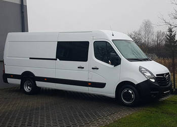 Opel Movano MASTER 9 OSÓB L4H2 BLIŹNIAKI BRYGADÓWKA MAX DŁUGI WYSOKI AC TE…