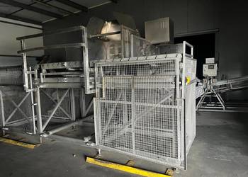 linia do rozładunku skrzyniopalet firmy MEGA