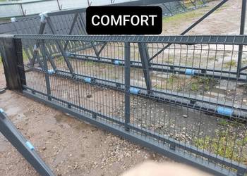 Brama przesuwna panel 3D, fi 5mm 5m COMFORT, ocynk ogniowy+RAL, inne modele