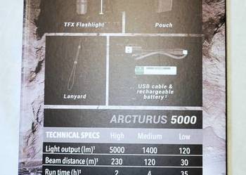 Latarka taktyczna Ledlenser TFX Arcturus 5000 - 5000 lumenów – OKAZJA!