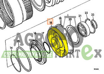 04/500240, 04-500240 CYLINDER SPRZĘGŁA JCB