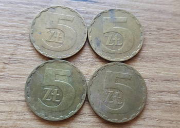 5 złotych moneta ze znakiem mennicy 1987r.