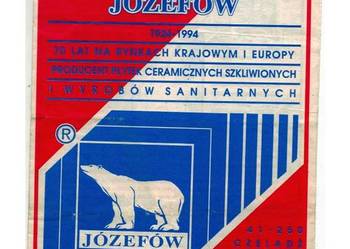 Ulotka Józefów Czeladź Niedźwiedź Polarny 1994 rok Unikat