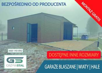 Garaż blaszany Rolniczy - Magazyn Wiata - Hala Stalowa – GRZYWSTAL