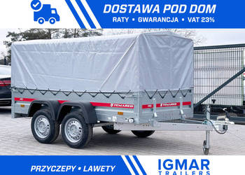 Przyczepka TEMARED PRO 2612/2 z plandeką 80 cm DMC 750 kg