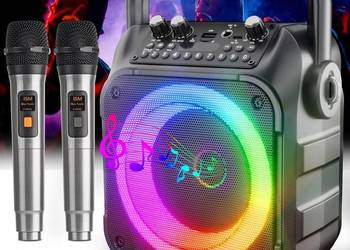 SINGINGMATE Karaoke Zestaw Bluetooth Dla Dzieci i Dorosłych Z Mikrofonami