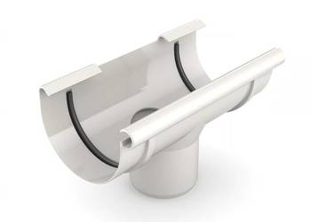 Bryza PVC Lej spustowy 125/90 mm biały